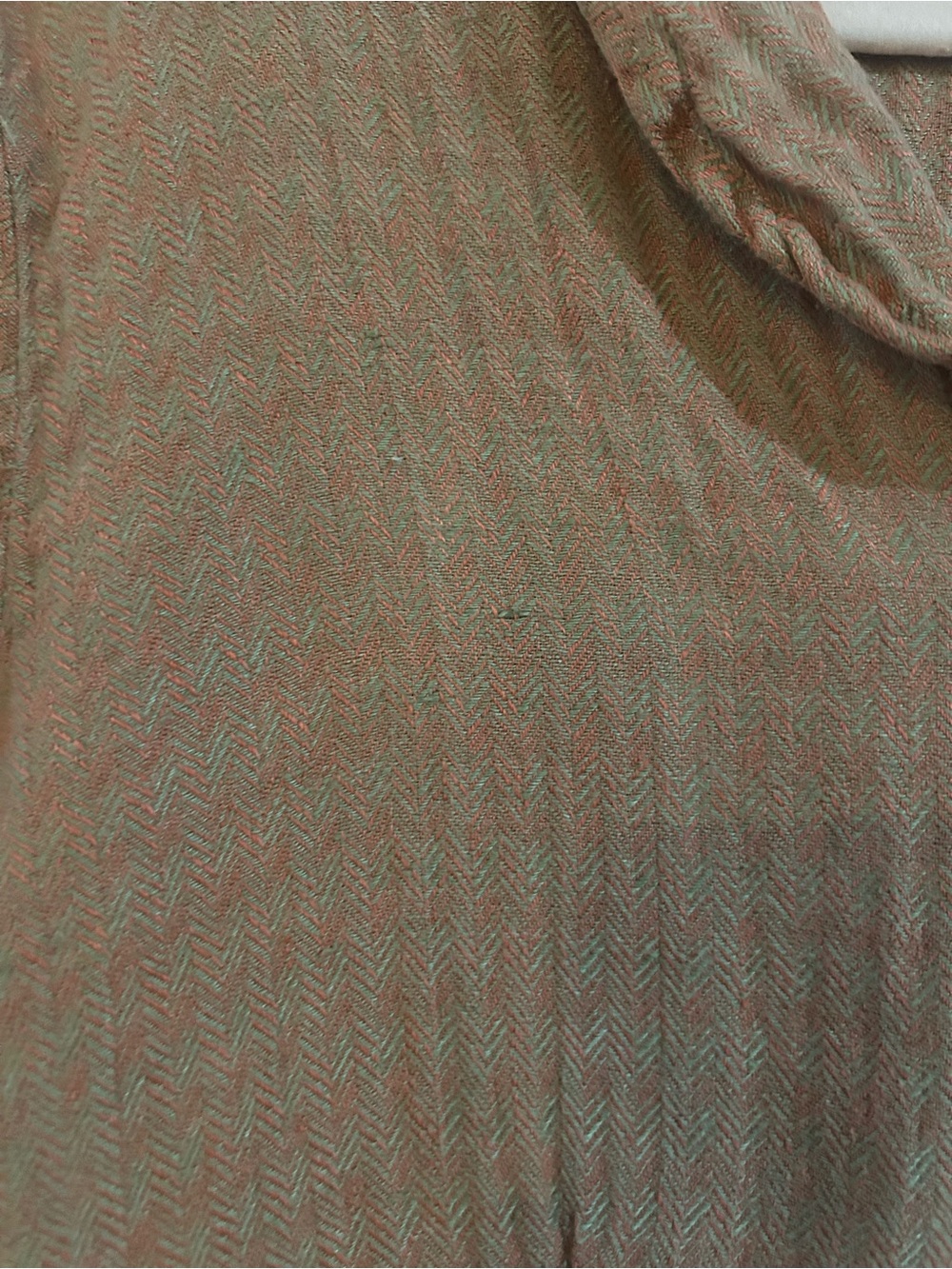 FLAX By Jeanne Engelhart Women's Short Sleeve Button Front Top size Medium #1098 - Picture 4 of 5